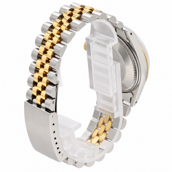 Rolex Date 34MM 15053 Two-Tone Silver Dial Watch